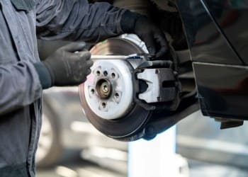 Brake service at Allied Auto Services in Roselle