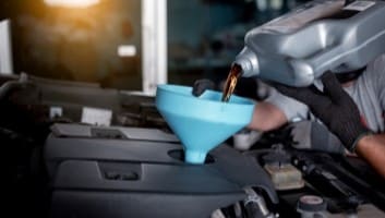 Maintenance schedule and parts on the bench