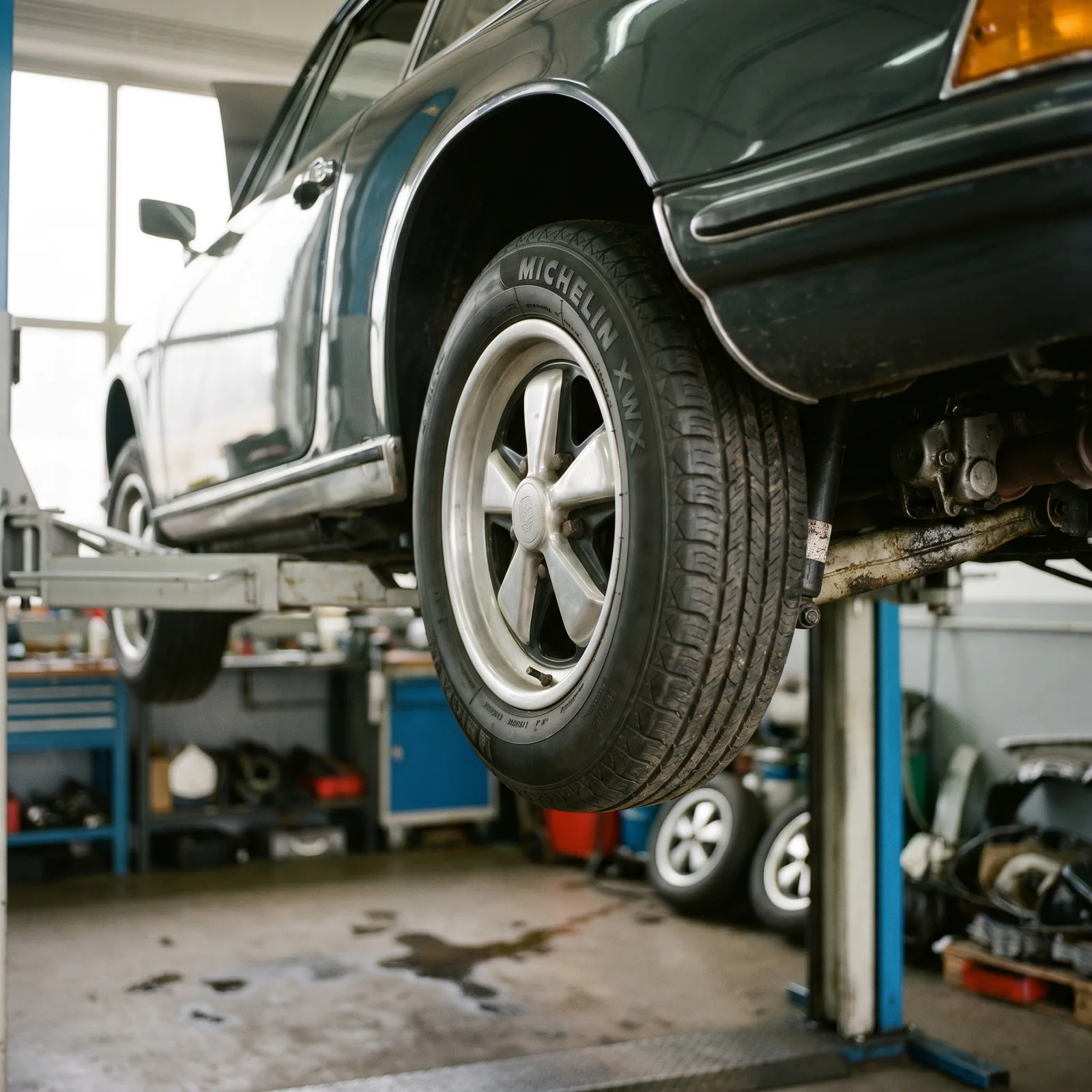 Tire service — mounting, balancing, rotation
